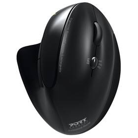 Myš PORT CONNECT Ergonomic Rechargeable čierna

