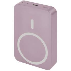 Powerbank EMOS WI 1046, 10 000 mAh, 20 W+Wireless ružový

