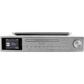 Rádioprijímač DAB+/CD Soundmaster UR2180SI strieborná farba
