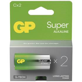 Batéria alkalická GP Super C (LR14), 2 ks 

