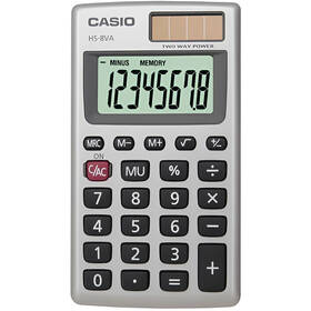 Kalkulačka Casio HS 8 VA sivá

