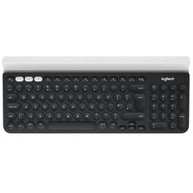 Klávesnica Logitech K780, US sivá/biela

