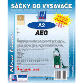 Vrecká pre vysávače Jolly A 2 (5 ks) 

