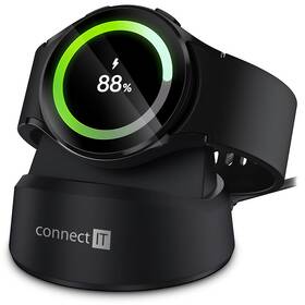 Nabíjačka Connect IT WatchCharger kompatibilná so Samsung čierna

