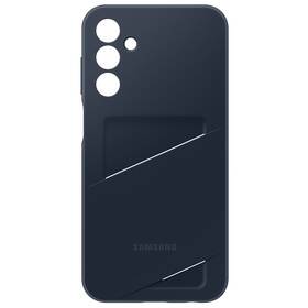 Kryt na mobil Samsung Galaxy A15 s vreckom na kartu čierny/modrý

