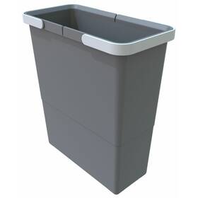 Odpadkový kôš Elletipi Cover NARROW, 12 l, 34 × 15 × 30 cm sivý


