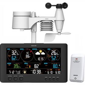 Meteorologická stanica Sencor SWS 12500 WiFi čierna farba
