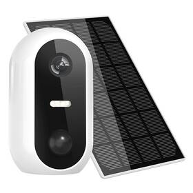 IP kamera Solight Wi-Fi + solárny panel biela

