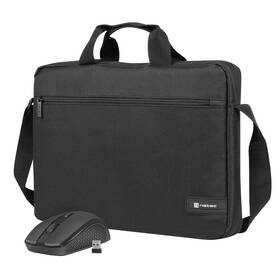 Brašna na notebook Natec 15,6" + WL mouse WALLAROO 2 čierna


