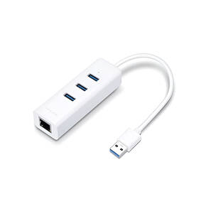Sieťová karta TP-Link UE330 USB 3.0/RJ45 + 3x USB 3.0 biela

