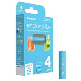 Batéria nabíjacia Panasonic Eneloop Lite AAA, HR03, 550mAh, Ni-MH, blistr 4ks 

