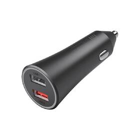 Adaptér do auta Xiaomi Mi 37W DualPort Car Charger čierny

