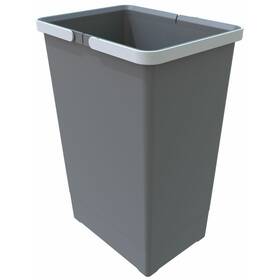 Odpadkový kôš Elletipi Cover BIG, 24 l, 44 × 22,5 × 30 cm sivý

