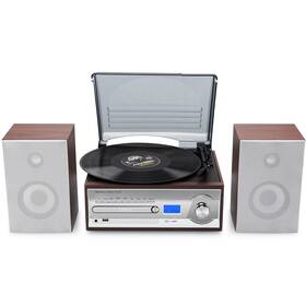 Mikro HiFi systém Hyundai RTC 182 SU RIP strieborný/hnedý

