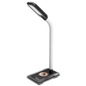 Stolná lampa IMMAX GAMER RGB, Qi nabíjanie čierna

