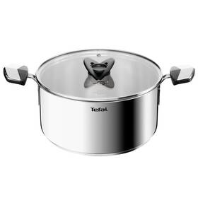 Kastról s pokrievkou Tefal E3284644, 24 cm nerez

