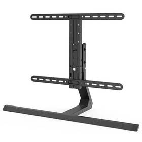 Stojan pre TV Hama Design, stolný, nastaviteľný, pre uhlopriečky 32"-65", nosnosť 40 kg čierny

