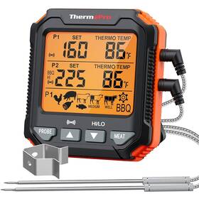 Teplomer do mäsa ThermoPro TP-717 žltý

