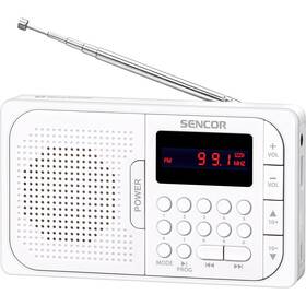 Rádioprijímač Sencor SRD 216WH biely

