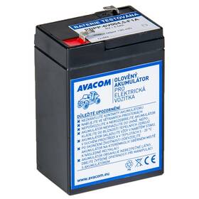 Olovený akumulátor Avacom 6V 4,5Ah do vozítka Peg Pérego F1 

