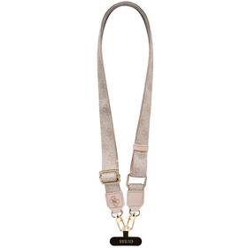 Popruh na krk Guess Crossbody PU 4G Metal Logo ružový

