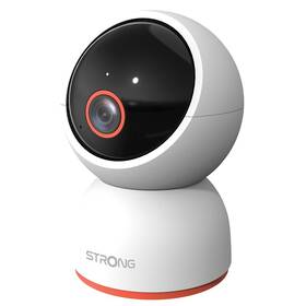 IP kamera Strong SHC08IR0-W, vnútorný, 3840×2160, IR prísvit, 360° otáčanie, mikrofón, Wi-Fi, USB-C, micro SD biela

