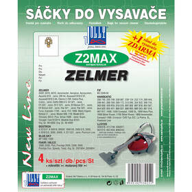 Vrecká pre vysávače Jolly MAX Z 2 (4 ks) 

