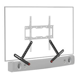  Držiak pre repro Barkan E820.B, držiak Soundbaru, 6,5kg soundbar, pre TV do 80"