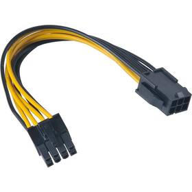 Redukcia AKASA PCIe 6pin to ATX12V 8pin adapter 

