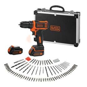 Vŕtací skrutkovač Black-Decker BDCDD12BAFC-QW (s batériou) 

