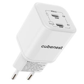 Nabíjačka do siete Cubenest PD Nano Adapter 65W N2D65 biela

