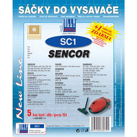 Vrecká pre vysávače Jolly SC 1 (5 ks) 

