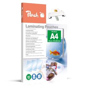 Laminovacie fólie Peach A4 (216x303mm), 80mic, 25 ks 

