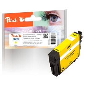 Cartridge Peach Epson 603, T03U4, 145 strán žltá

