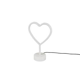 Stolná lampička Reality HEART Table lamp biela

