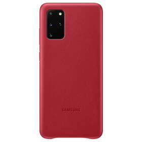 Kryt na mobil Samsung Leather Cover na Galaxy S20+ červený

