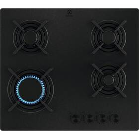 Plynová varná platňa Electrolux KGG643723L, matná čierna

