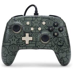 Gamepad PowerA Enhanced Wired pre Nintendo Switch - Power-Up Mario 

