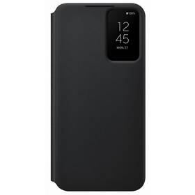 Puzdro na mobil flipové Samsung Clear View na Galaxy S22+ čierne

