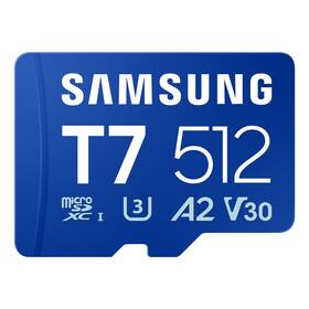  Pamäťová karta Samsung T7 MicroSDXC 512GB UHS-I U3 (170R)