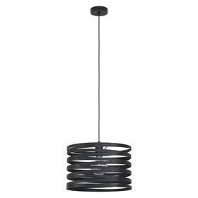 Závesné svietidlo Eglo Cremella, 37 cm čierne

