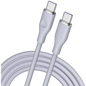 Kábel Voltme Powerlink Moss Series USB-C/USB-C, CTC 5A/100W 1,8m sivý

