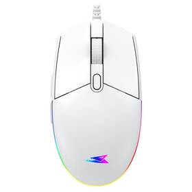 Myš Baracuda CRAB biela

