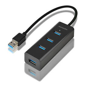 USB Hub Axagon USB / 4x USB 3.0 čierny

