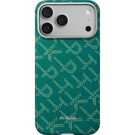 Kryt na mobil Pitaka Ultra-Slim Monogram na Apple iPhone 17 Pro Max zelený

