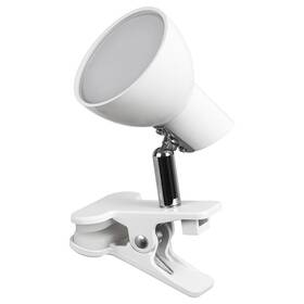 Stolná lampa Rabalux Noah 1477 s klipem biela

