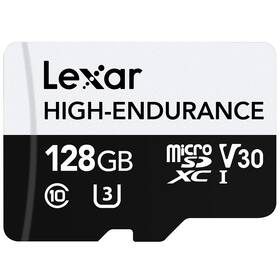 Pamäťová karta Lexar High-Endurance microSDXC 128GB UHS-I, (100R/45W) C10 A1 V30 U3 

