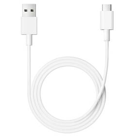 Kábel Xiaomi USB-A/USB-C, 3A, 60W, 1m biely

