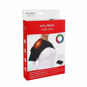 Vyhrievacia bandáž Stylies Comfort and Care na pravé rameno čierna

