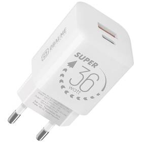 Nabíjačka do siete Obal:Me USB-A/USB-C GaN 36W biela

